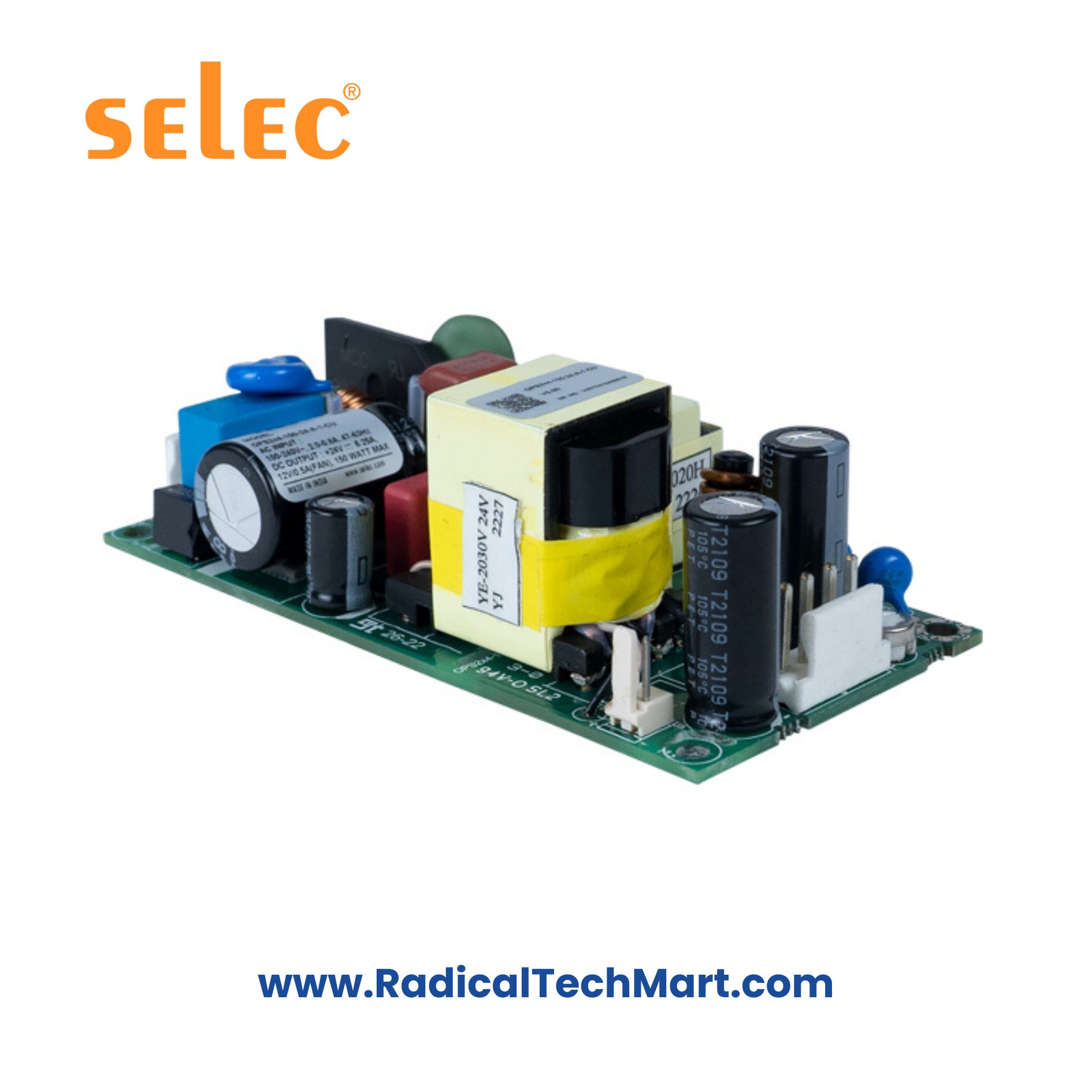 Selec OPS2x4-150 Selec Open Frame Power Supply