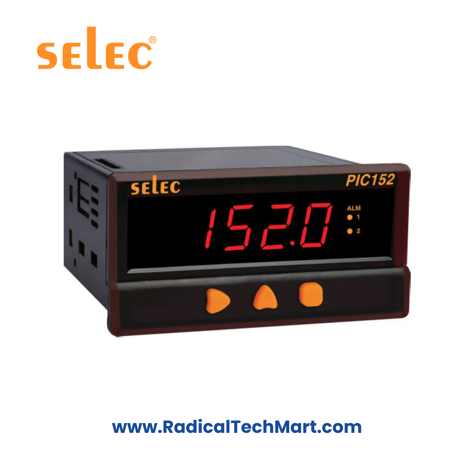 Selec PIC152A-VI Process Indicator with Dual Alarm and Retransmission