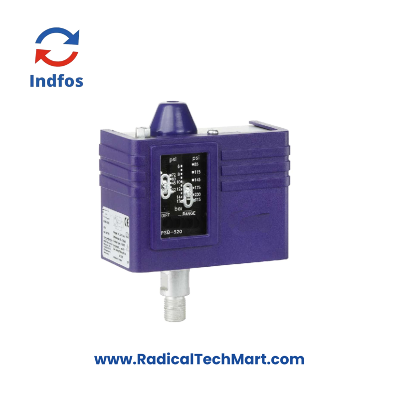 Indfos PSM-520-101 Pressure Switch – Industrial SPDT Pressure Control Indfos PSM-520-101 Pressure Switch – Industrial SPDT Pressure Control