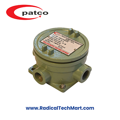 Patco FLP/WP 4 Way Junction Box - 74 mm Dia, Die-cast Aluminum with Stainless Steel Hardware