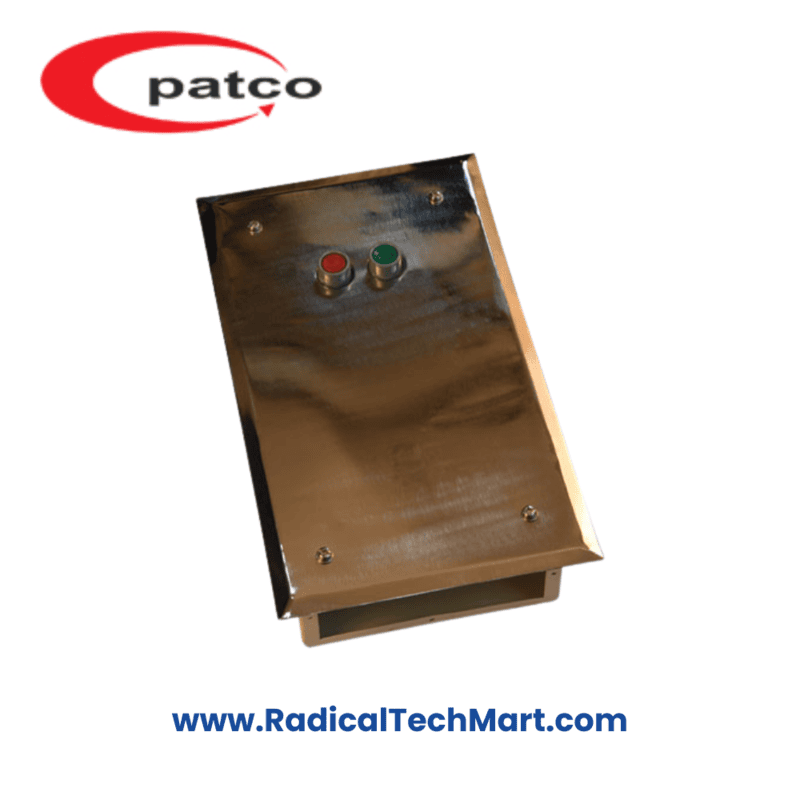 Patco FLP/WP Clean Room Push Button Station with SS304 Cover for Explosive and Sterile Zones