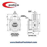 Patco FLP/WP Limit Switch with Flameproof IP66 Design for Hazardous Area Use Patco FLP/WP Limit Switch with Flameproof IP66 Design for Hazardous Area Use