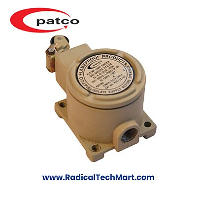 Patco FLP/WP Limit Switch with Flameproof IP66 Design for Hazardous Area Use
