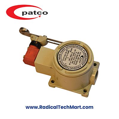 Patco FLP/WP Limit Switch with Adjustable Long Lever for Hazardous Areas – Zone 1 & 2 Use