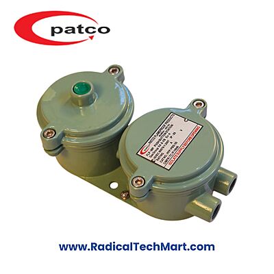 Patco FLP/WP Only Start Push Button Station with Green Button for Zone 1 & 2 Hazardous Areas