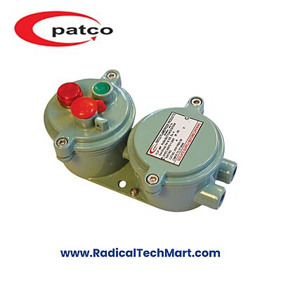 Patco FLP/WP Push Button Station with Indicator – Start Stop Control for Hazardous Area