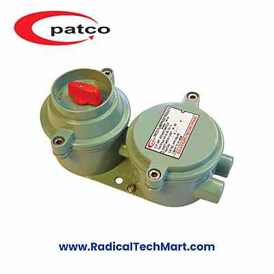 Patco FLP/WP Rotary Switch – Flameproof IP65 Switch for Zone 1 & 2 Hazardous Areas