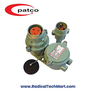 Patco FLP/WP Switch Socket with Plug – Flameproof Electrical Connector for Hazardous Areas
