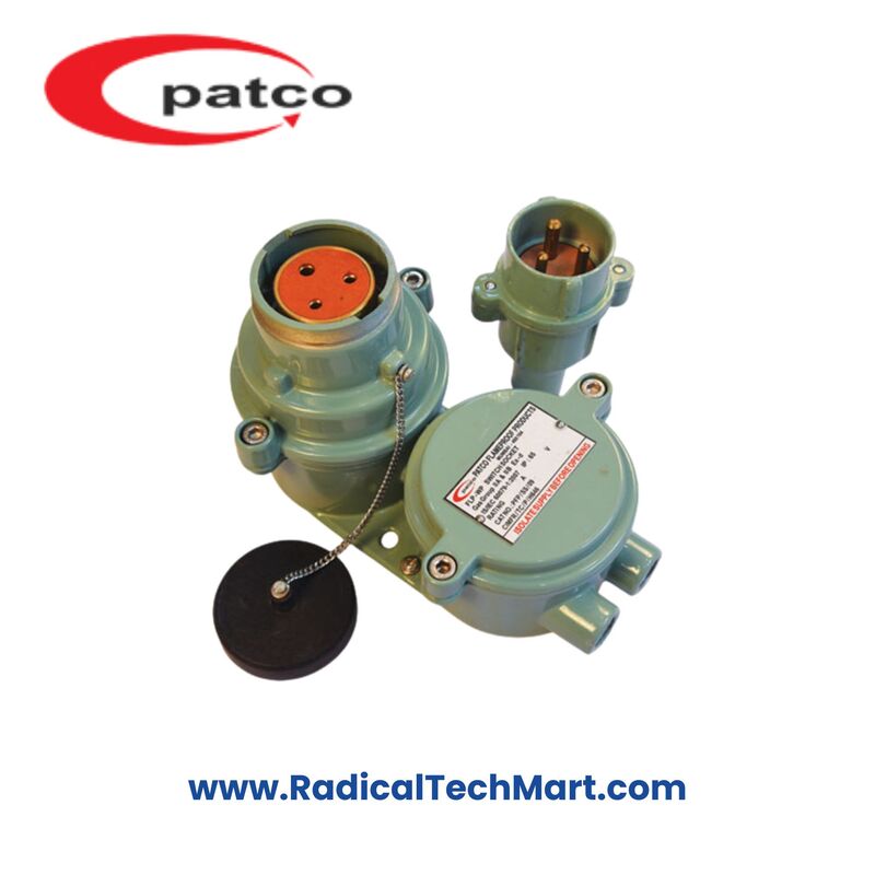 Patco FLP/WP Switch Socket with Plug – Flameproof Electrical Connector for Hazardous Areas Patco FLP/WP Switch Socket with Plug – Flameproof Electrical Connector for Hazardous Areas