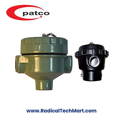 Patco FLP/WP Thermocouple Head – Flameproof, IP65 Die-Cast Aluminum Housing