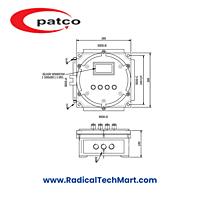 Patco FLP/WP Weigh Indicator – 250mm Dia Explosion-Proof Industrial Weighing Device