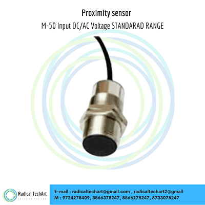 M-50 Input DC Voltage (3 Wire O/P) STANDARAD RANGE  Proximity Sensor