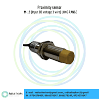 M-18 (Input DC voltage 3 wire) LONG RANGE Proximity Sensor M-18 (Input DC voltage 3 wire) LONG RANGE Proximity Sensor