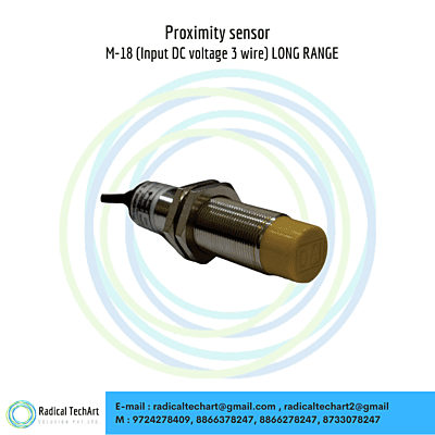 M-18 (Input DC voltage 3 wire) LONG RANGE Proximity Sensor