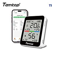 Temtop T1 Bluetooth Indoor Thermometer & Hygrometer