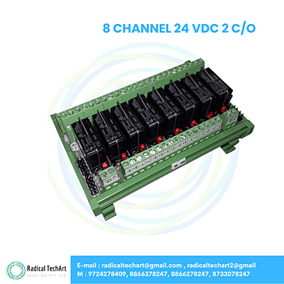 8 Channel 24 VDC 1 C/O