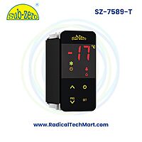 SZ-7589T | Vertical Mount Temperature Controller with 20A Relay & OFF Cycle Defrost