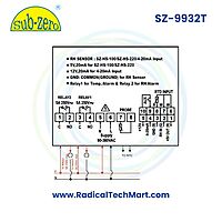 SZ-9932T | Temperature & Humidity Controller with Dual Display & Sensor Flexibility