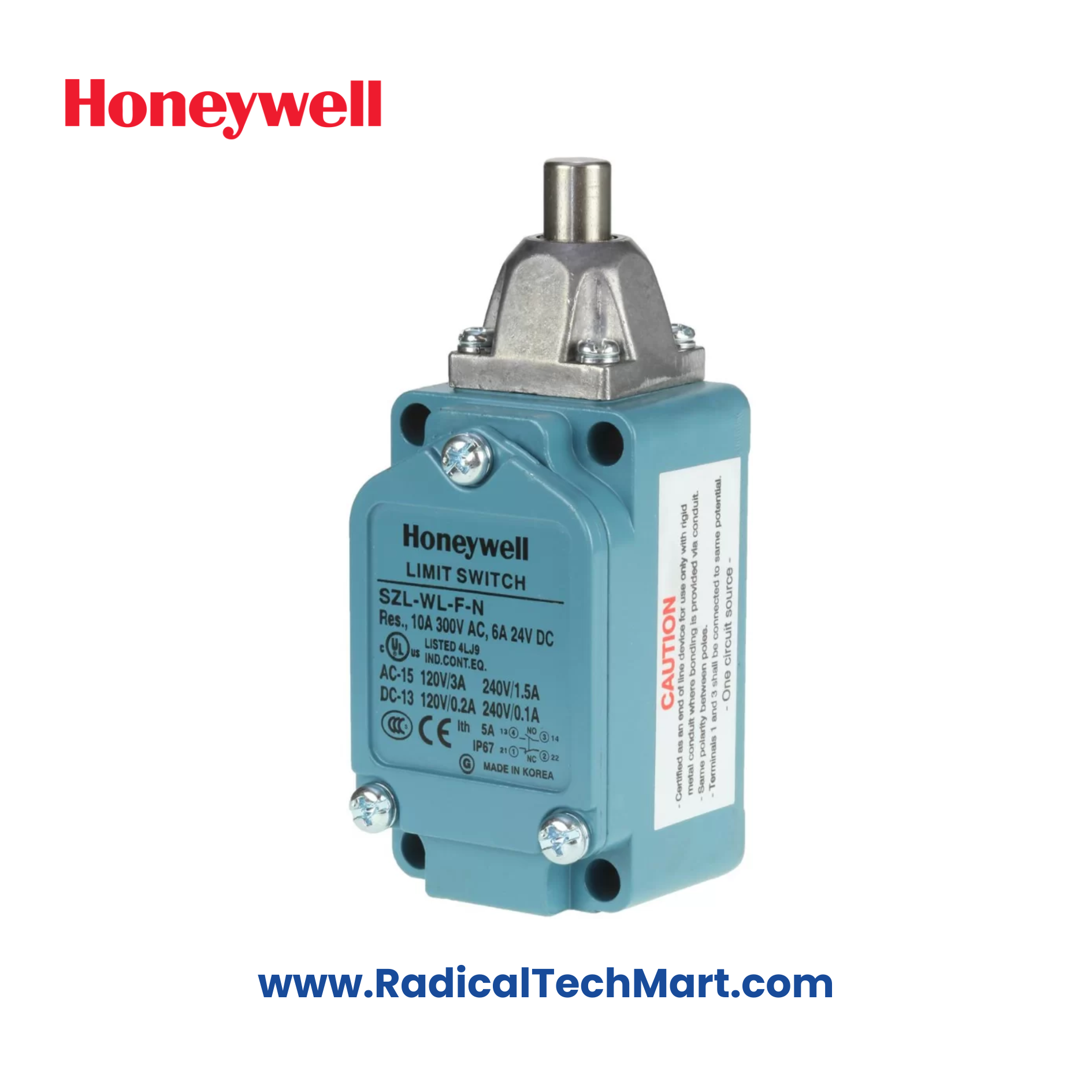 SZL- WL Series Honeywell Limit Switch