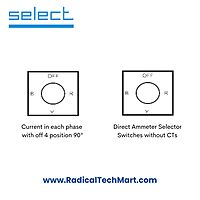 Select Ammeter Selector Switches Select Ammeter Selector Switches