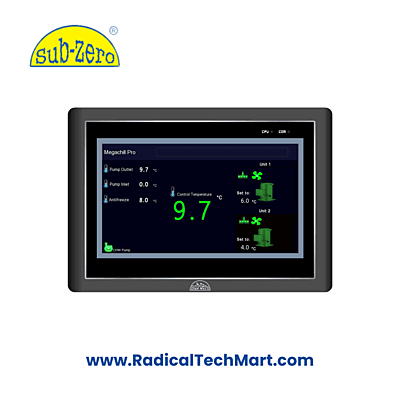 Subzero Mega Chill -2 two-compressor chiller controller panel