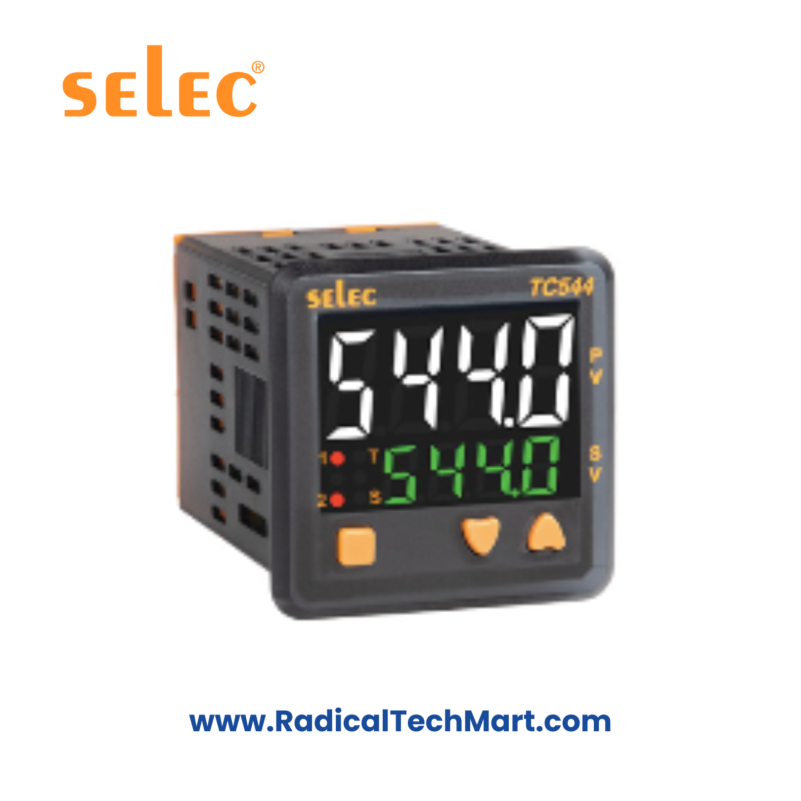 Selec TC544C Temperature Controller with Dual Display and PID Control