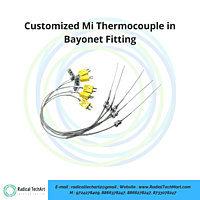 Customized Mi Thermocouple in Bayonet Fitting