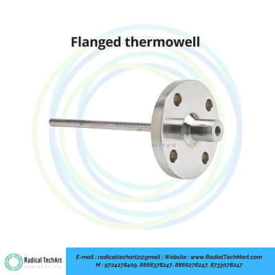 Flanged thermowell