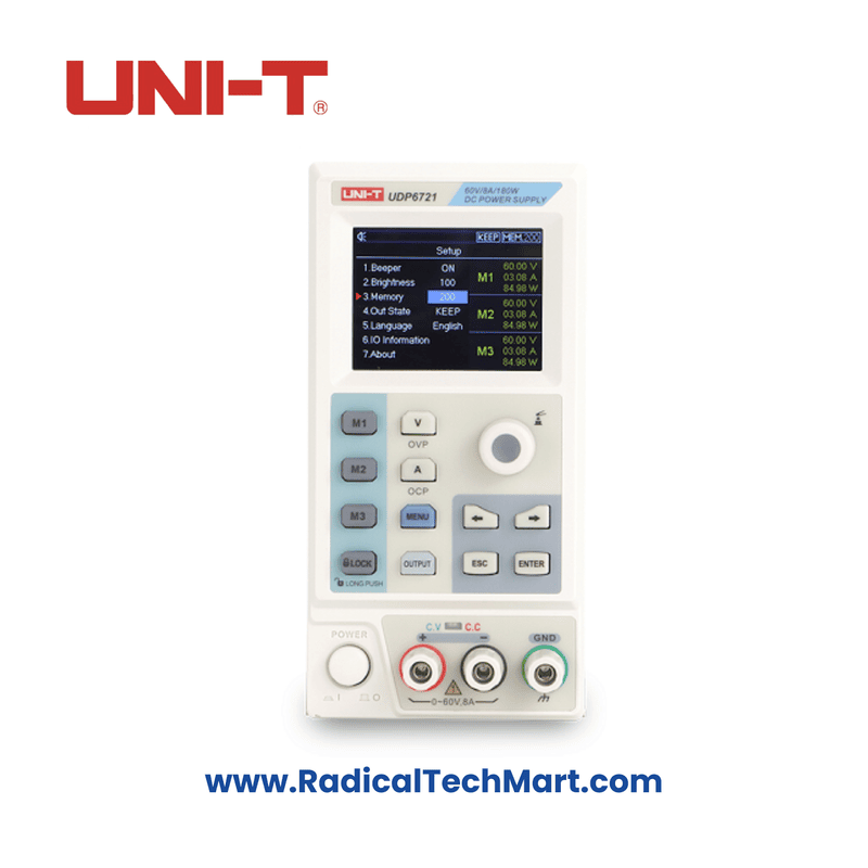UNI-T UDP6721 Power Supply, 60V, 8A