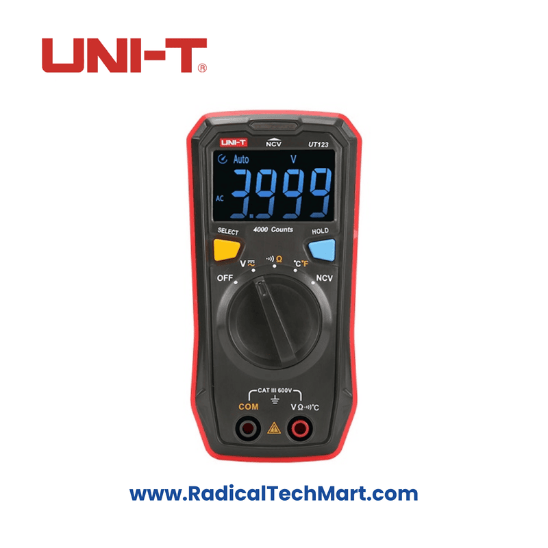 UNI-T UT123 Pocket-sized Residential Multimeter with EBTN Display UNI-T UT123 Pocket-sized Residential Multimeter with EBTN Display