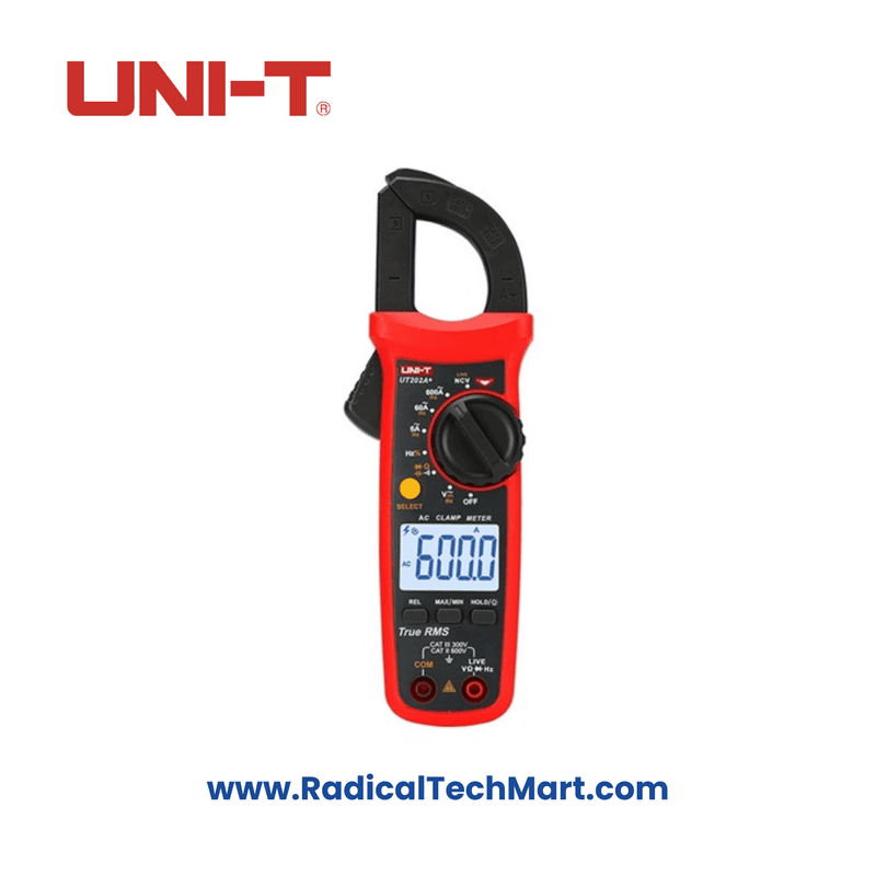 UNI-T UT202A+ Clamp Meter- 600A AC UNI-T UT202A+ Clamp Meter- 600A AC