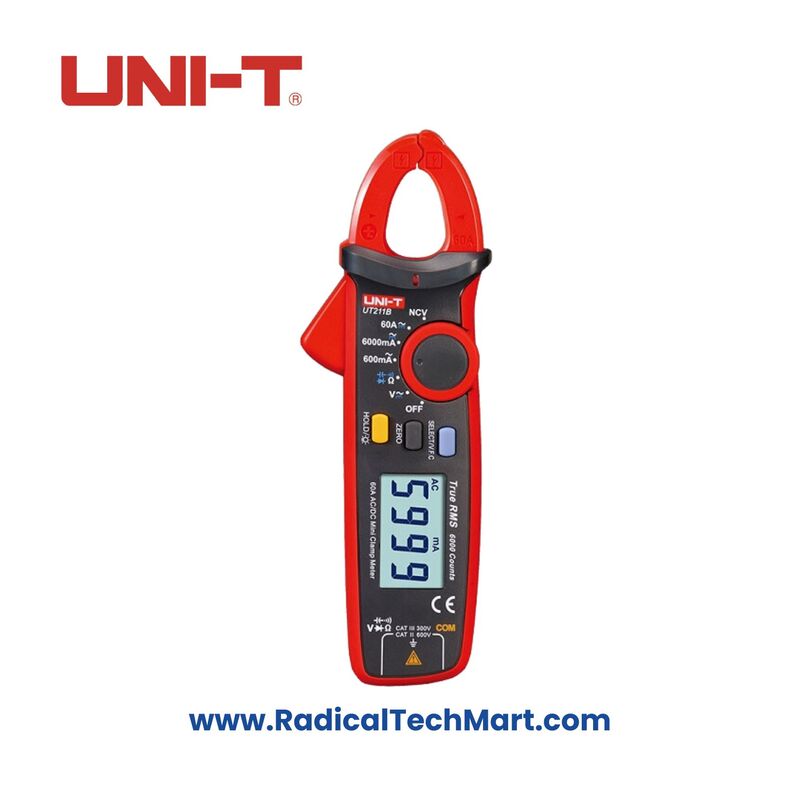 UNI-T UT211B mini 60A AC/DC True RMS Clamp Meter