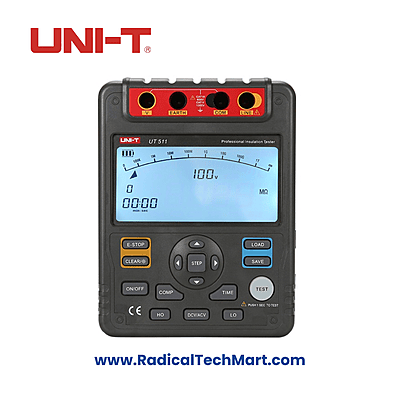 UNI-T UT511 Insulation Resistance Tester - 1KV/ 10GOhm