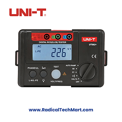 UNI-T UT582+ Digital RCD (ELCB) Tester