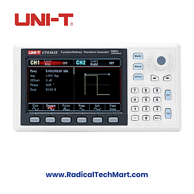 UNI-T UTG962E Function/Arbitrary Waveform Generator- 60 MHz