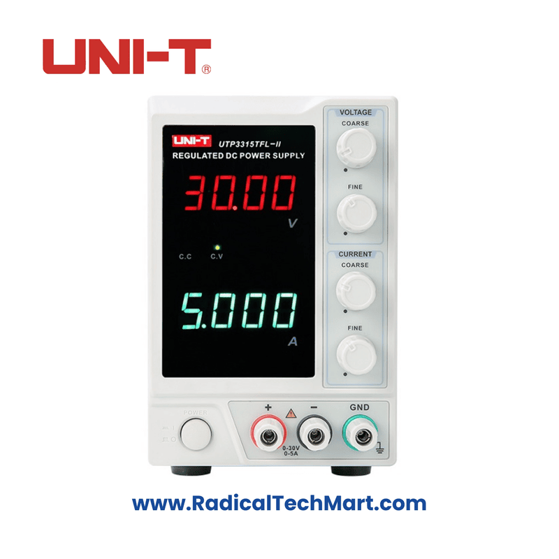 UNI-T UTP3315TFL-II DC Power Supply - 30V, 5A UNI-T UTP3315TFL-II DC Power Supply - 30V, 5A