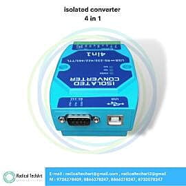 USB to Rs-485/422/232/TTL, 4 in 1 isolated converter