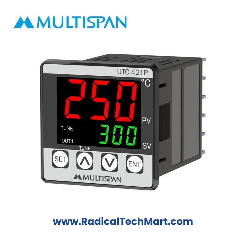 Multispan UTC-421P PID Temperature Controller with Dual Display Multispan UTC-421P PID Temperature Controller with Dual Display