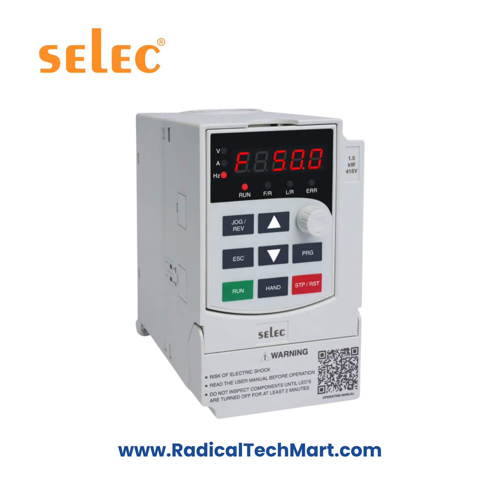 Selec VFD-S-1 Series AC Drive with Removable HMI