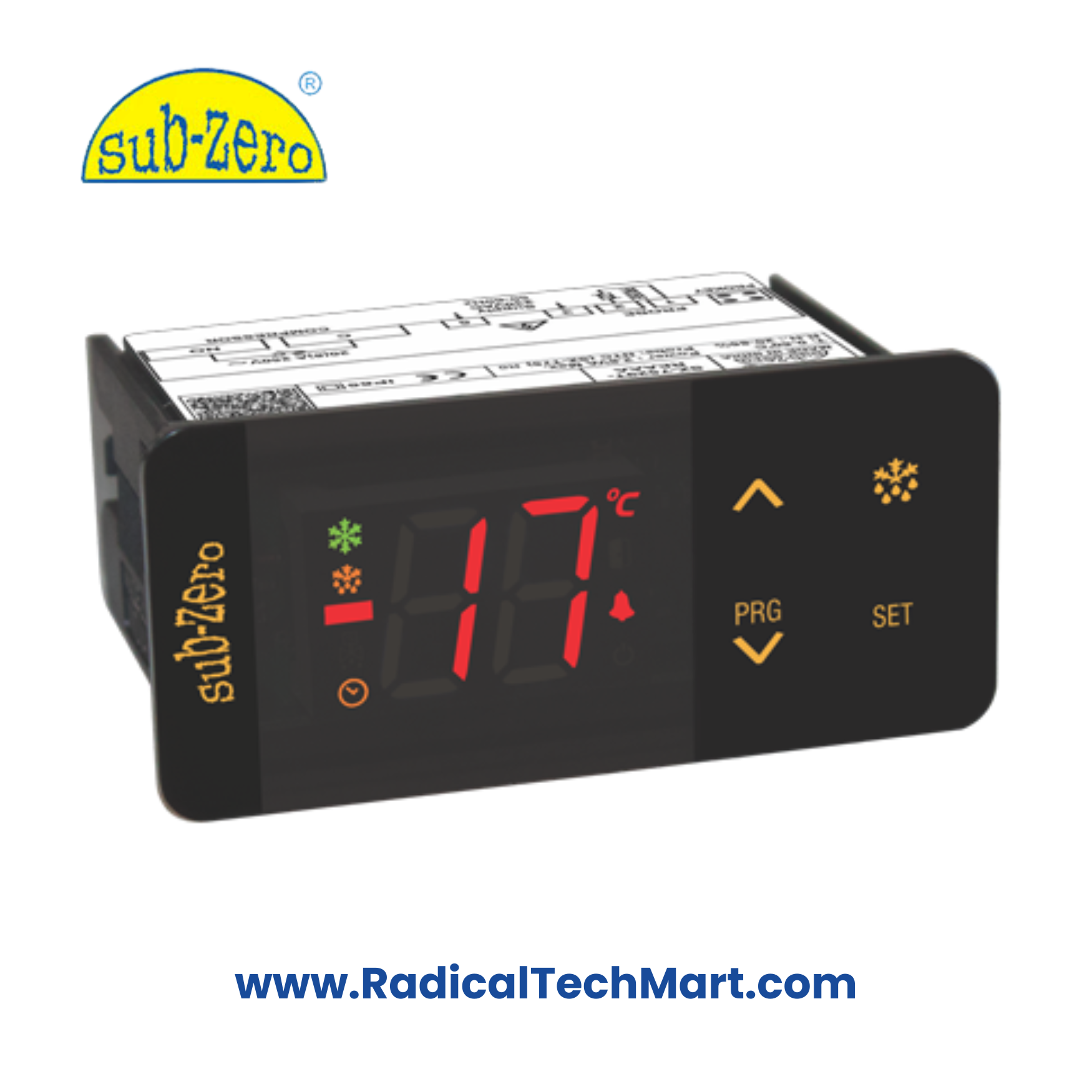 Sub-Zero SZ-7529-T Digital Temperature Controller – Front Panel View