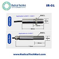 Brook IR-01E Non-Contact Infrared Temperature Sensor for 0–500°C Monitoring Brook IR-01E Non-Contact Infrared Temperature Sensor for 0–500°C Monitoring
