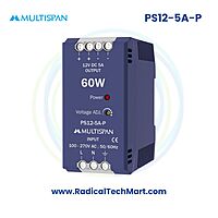 Multispan PS12 Series SMPS | 12V DC | 1A / 2A / 5A / 8A | 12W–96W | Industrial Power Supply
Multispan PS12 Series SMPS | 12V DC | 1A / 2A / 5A / 8A | 12W–96W | Industrial Power Supply