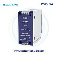 Multispan PS15 Series SMPS | 15V DC | 5A & 8A Output | DIN Rail | 75W Power Supply
Multispan PS15 Series SMPS | 15V DC | 5A & 8A Output | DIN Rail | 75W Power Supply