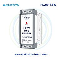 Multispan PS24 Series SMPS | 24V DC | 1A to 10A | 24W–240W | Plastic Body | DIN Rail Power Supply
Multispan PS24 Series SMPS | 24V DC | 1A to 10A | 24W–240W | Plastic Body | DIN Rail Power Supply