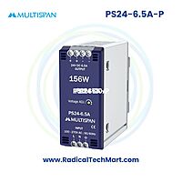 Multispan PS24 Series SMPS | 24V DC | 1A to 10A | 24W–240W | Plastic Body | DIN Rail Power Supply
Multispan PS24 Series SMPS | 24V DC | 1A to 10A | 24W–240W | Plastic Body | DIN Rail Power Supply