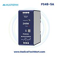 Multispan PS48-2.5A SMPS | 48V DC | 2.5A Output | 120W | DIN Rail | Industrial Power Supply
