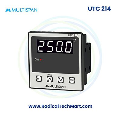 Multispan UTC Series Universal Temperature Controller | PID + TP + ON-OFF | RTD & Thermocouple Input | Relay + SSR Output