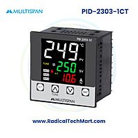 Multispan PID-2300 Series PID Controller with Ampere Indication | 1–3 Relay Outputs | J/K Input | 30A/60A CT
Multispan PID-2300 Series PID Controller with Ampere Indication | 1–3 Relay Outputs | J/K Input | 30A/60A CT