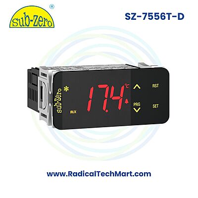 SZ-7556T-D Temperature Controller | Dual Probe Differential Mode for Oil Chillers & Panel A/C