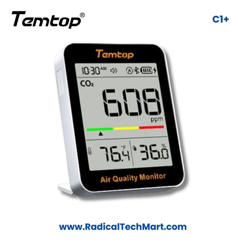 Temtop C1 Plus CO2 Monitor